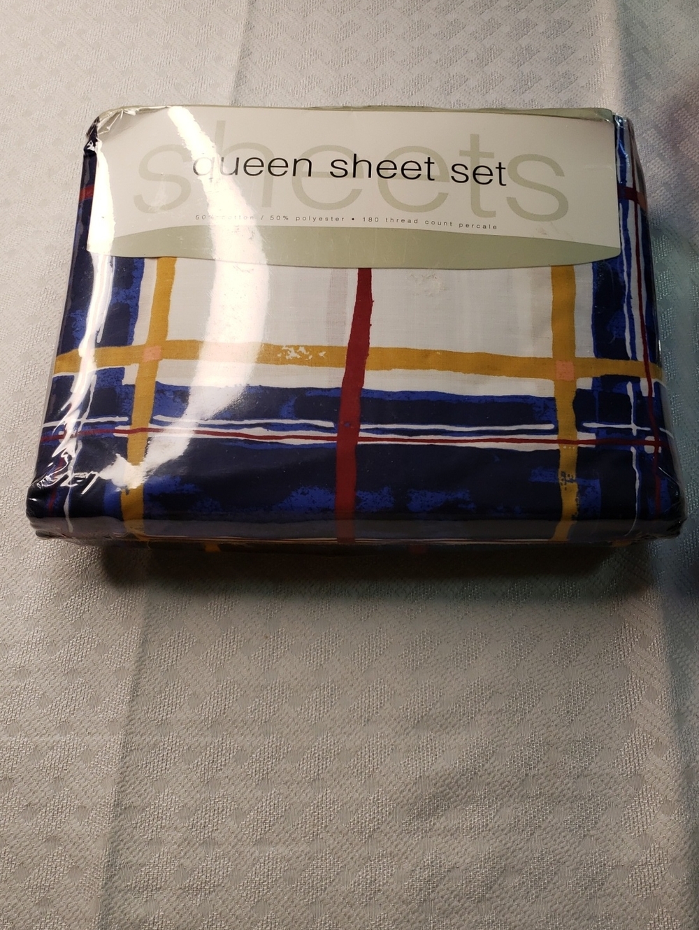 Sears Queen Percale Sheet Set NWT